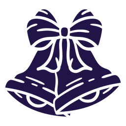 Sinos de casamento azuis Desenho PNG