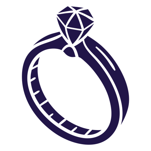 Wedding ring blue