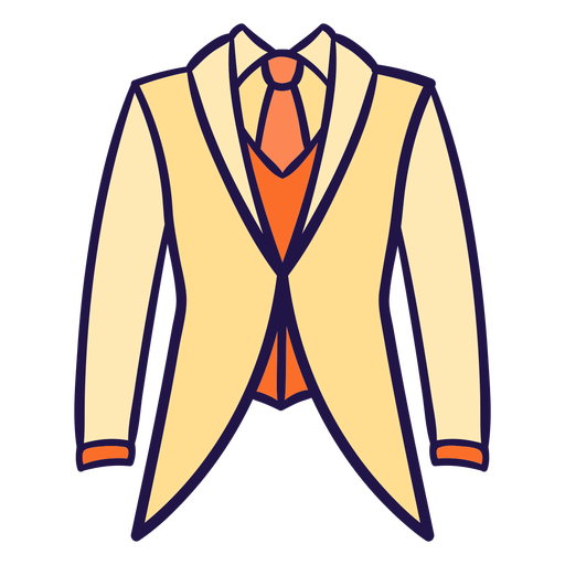 Wedding Suit Flat PNG & SVG Design For T-Shirts