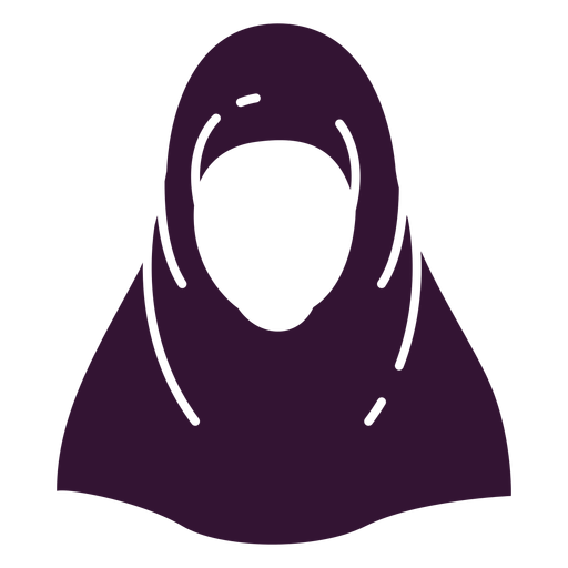 Woman hijab  black  Transparent PNG  SVG vector file