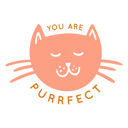 Você é um distintivo perfeito Desenho PNG
