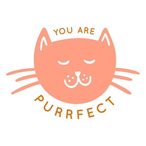 You are purrfect badge