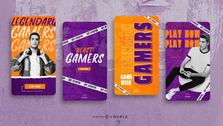Mejor paquete de diseño de historias sociales para jugadores Mejor paquete de diseño de historias sociales para jugadores