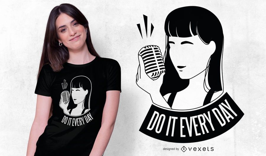 Singer Quote T-shirt Design Singer Quote T-shirt Design