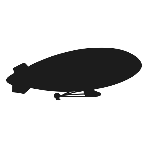 Airship right facing blimp - Transparent PNG & SVG vector file