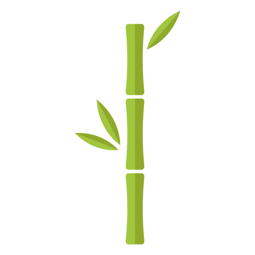 Bamboo light green single icon PNG Design