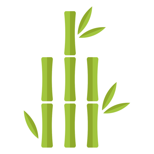 Bamb? verde claro tres icono de cierre Diseño PNG