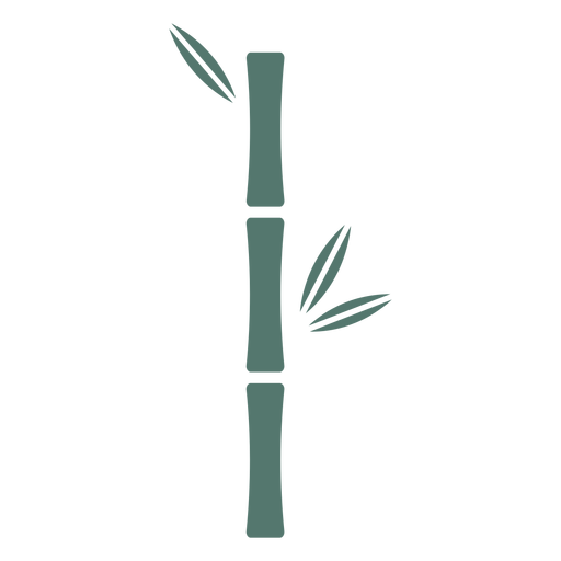 Bambusstock einzelnes Symbol PNG-Design