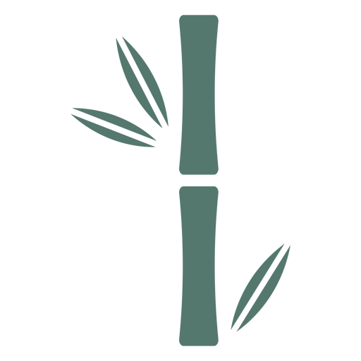 Ícone de vara de bambu de espessura única Desenho PNG