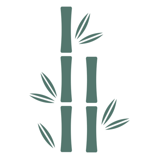Bambusstock zwei gerade Symbol