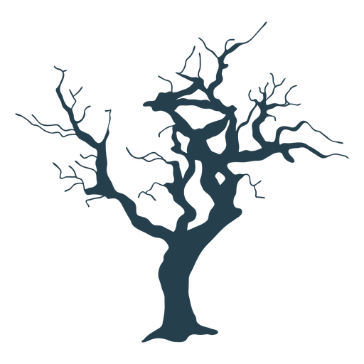 Nackter Baum einfacher dicker Strich PNG-Design