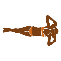Sombrero de playa mujer Diseño PNG