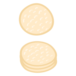 Almofadas de algodão Bodycare planas Desenho PNG