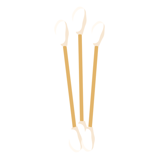 Bodycare earbuds flat PNG Design