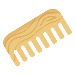 Bodycare haircomb thick flat PNG Design Transparent PNG