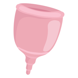 Bodycare menstrual cup flat PNG Design Transparent PNG