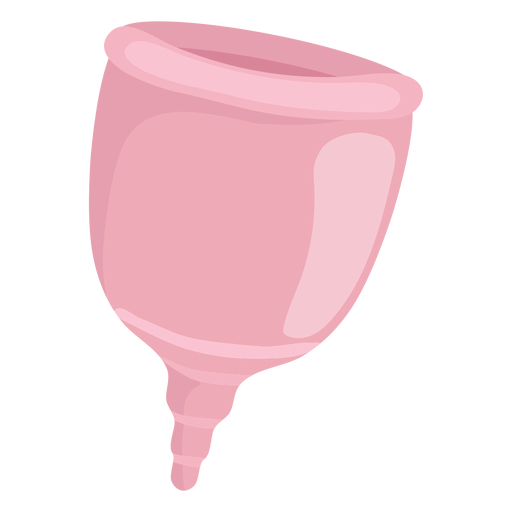 K?rperpflege Menstruationstasse flach PNG-Design