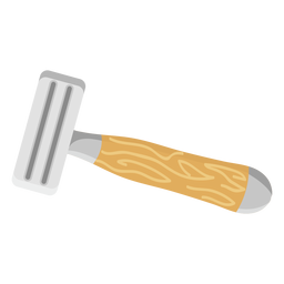 Körperpflege Rasiermesser flach PNG-Design
