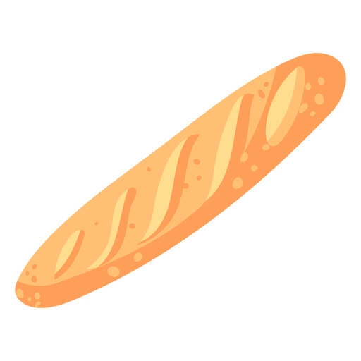 bread baguette french flat transparent png svg vector file bread baguette french flat