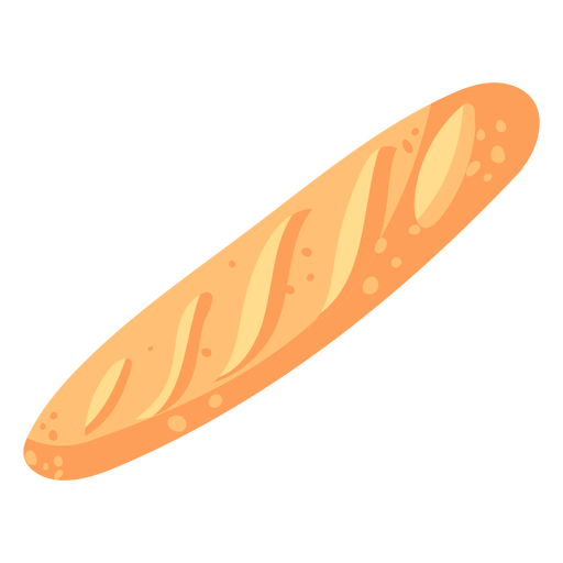 Brot Baguette Franz?sisch flach PNG-Design