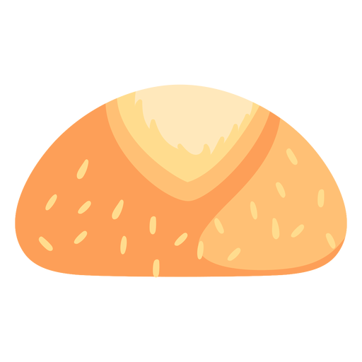 Bread boule flat PNG Design