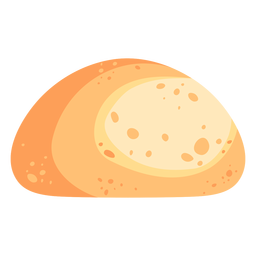 Ilustración de rollo de pan Diseño PNG