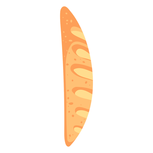 Bread stick flat PNG Design