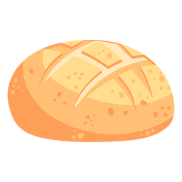 Bread Skull Flat PNG & SVG Design For T-Shirts