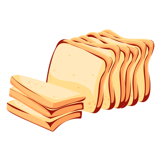Brot Weizenbrot Symbol PNG-Design