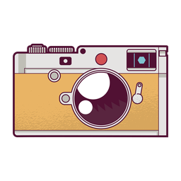 Camera stroke PNG Design