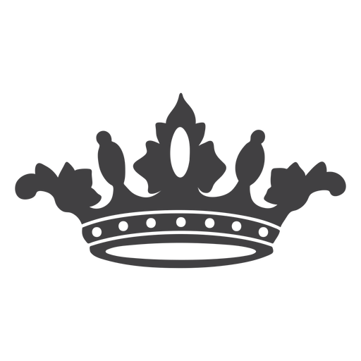 Einfache Ikone des Kronendesigns