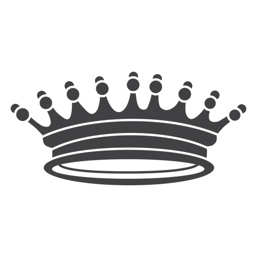 ?cone de picos simples de desenho de coroa mais Desenho PNG