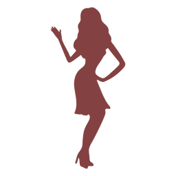 Mulheres dançando devolvendo a silhueta Desenho PNG