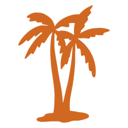 Ícone de fechar palmeira Desenho PNG