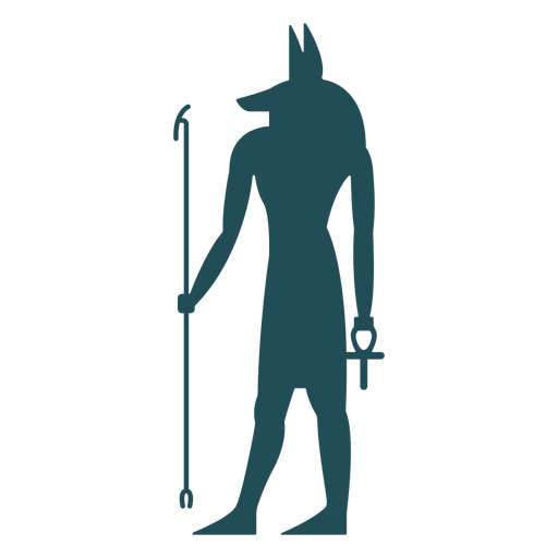 Egyptian gods seth silhouette PNG Design