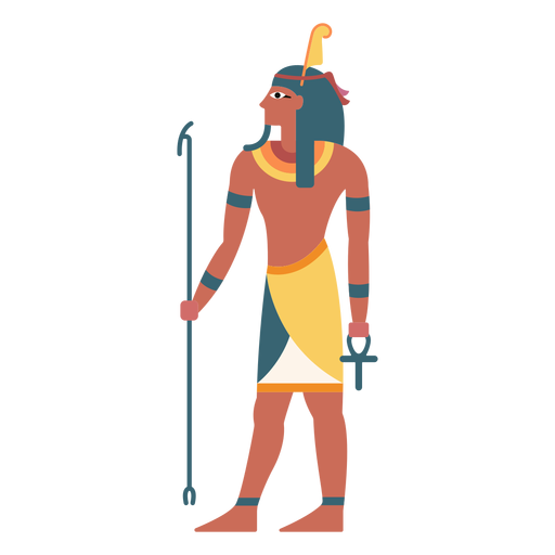 Egyptian gods shu flat - Transparent PNG & SVG vector file