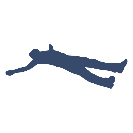 Deitado homem descansando silhueta Desenho PNG