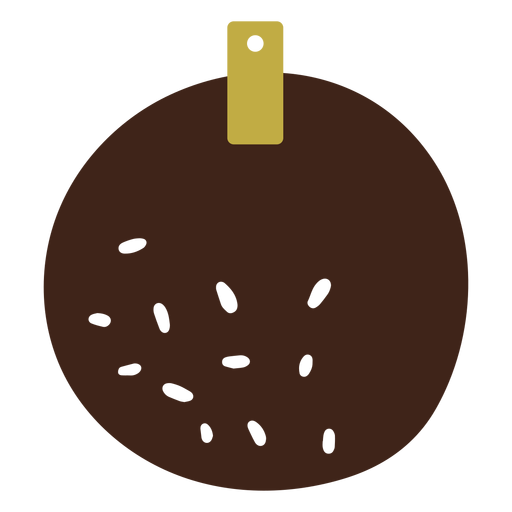 Brincos de couro com círculo plano Desenho PNG