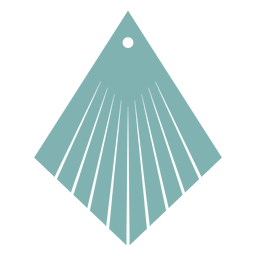 Brincos de couro pipa invertida plana Desenho PNG