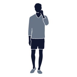 Herrenmode stehende Hand erhoben PNG-Design