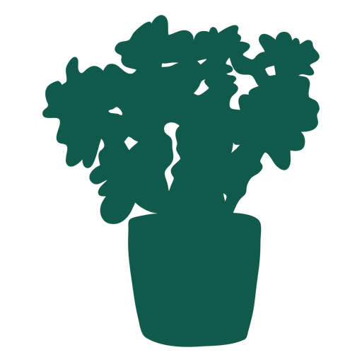 Plant complex silhouette PNG Design