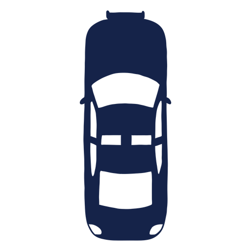 Polizeiauto oben PNG-Design