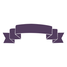 Bandera de la cinta ondulada termina Diseño PNG