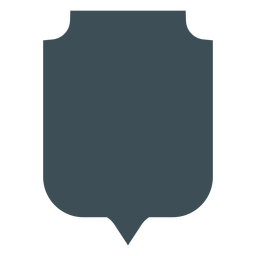 Shields Design Wikinger erhabene obere Silhouette PNG-Design