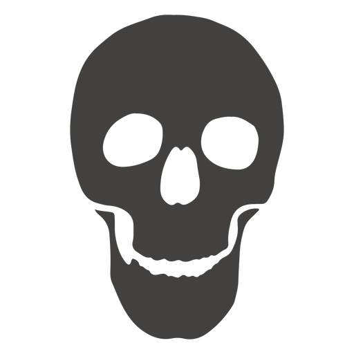 Skull human jaw open PNG Design