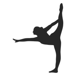 Download Sports Gymnastic Poses Scale Silhouette Transparent Png Svg Vector