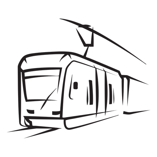 Electric cheap train drawing