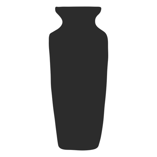 Silhueta de alabastron estilo vaso Desenho PNG