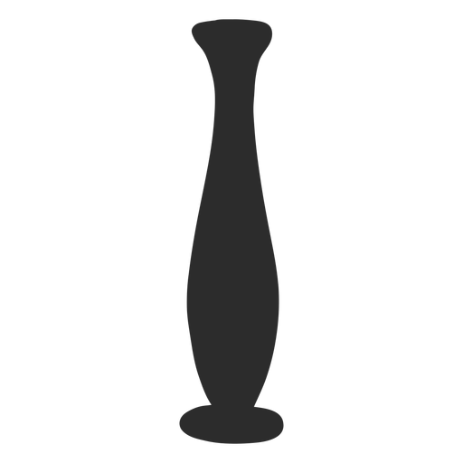 Vase style lekythos silhouette PNG Design