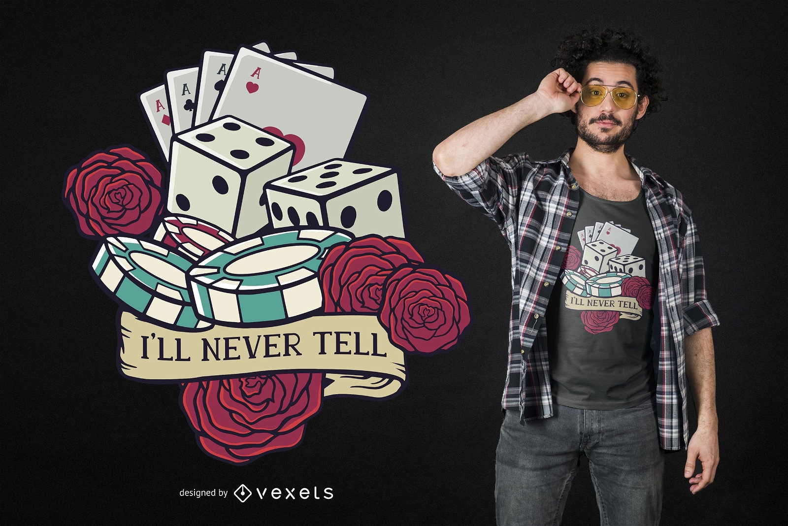 Funny Casino Quote T-shirt Design